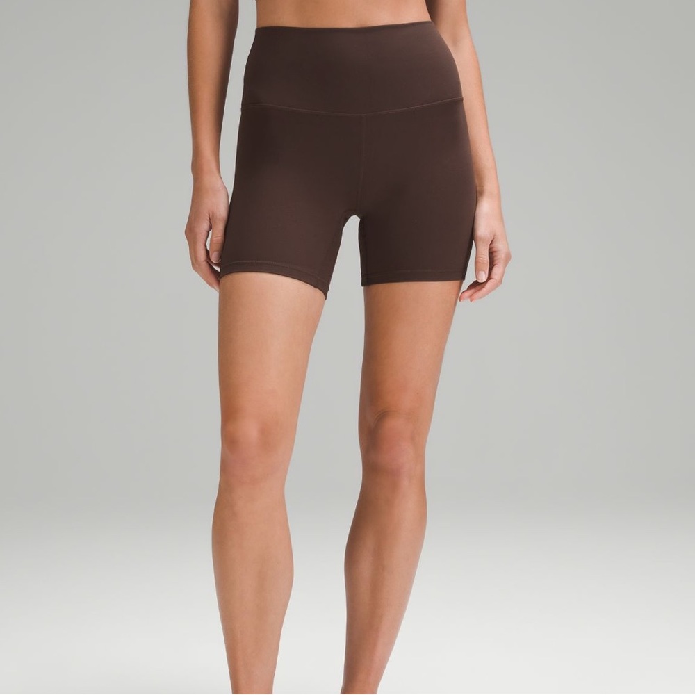 NWT Lululemon Align High-Rise Shorts 6” color brown “espresso” SOLD OUT ONLINE